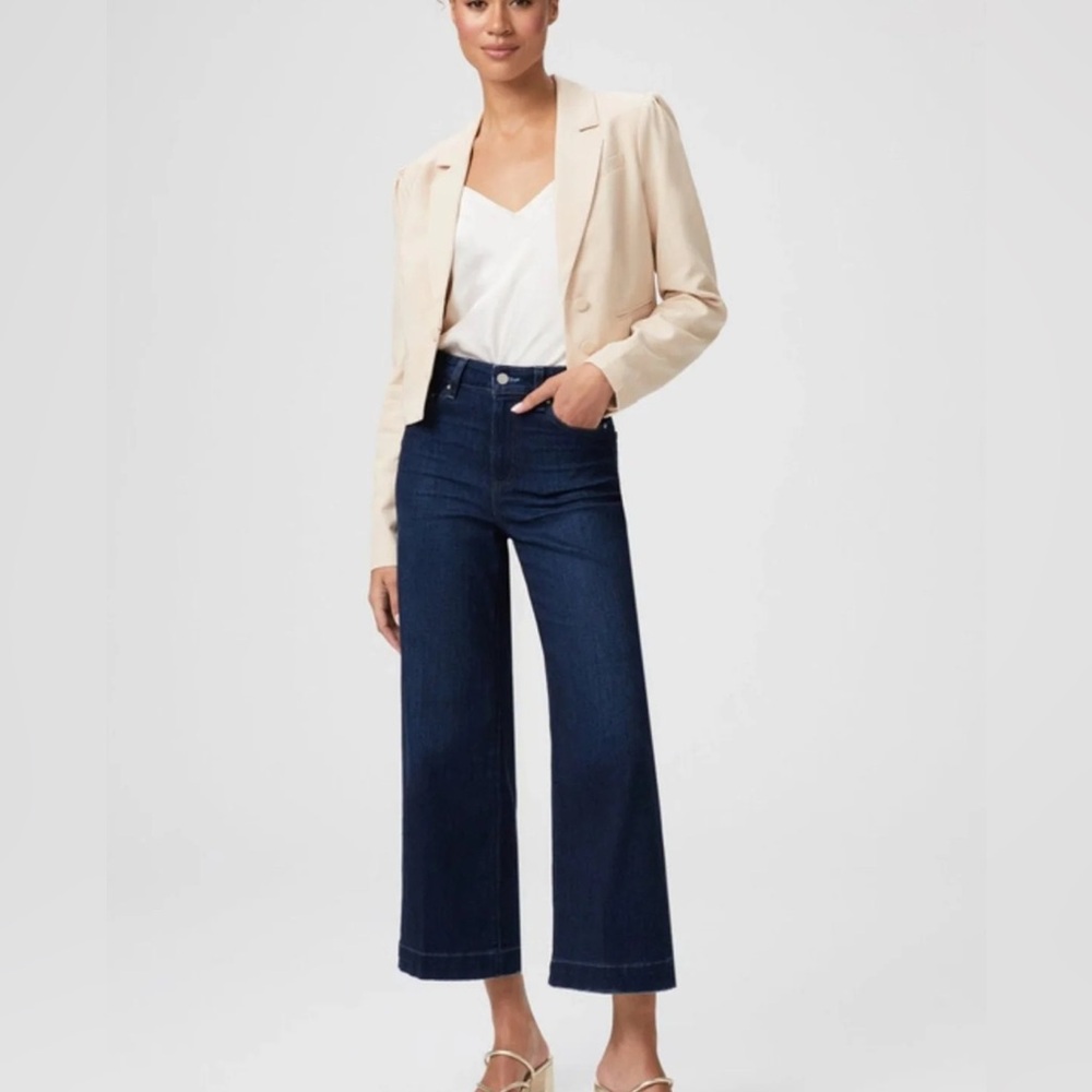 PAIGE Dark Blue Anessa The Disco Jeans